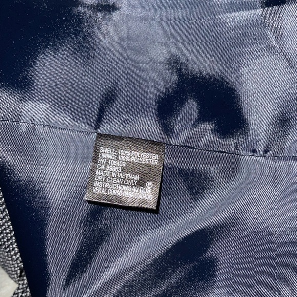 Tahari‎ Navy White Open Front Blazer Size 8 - Picture 5 of 5